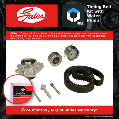 Timing belt water - timing, kit